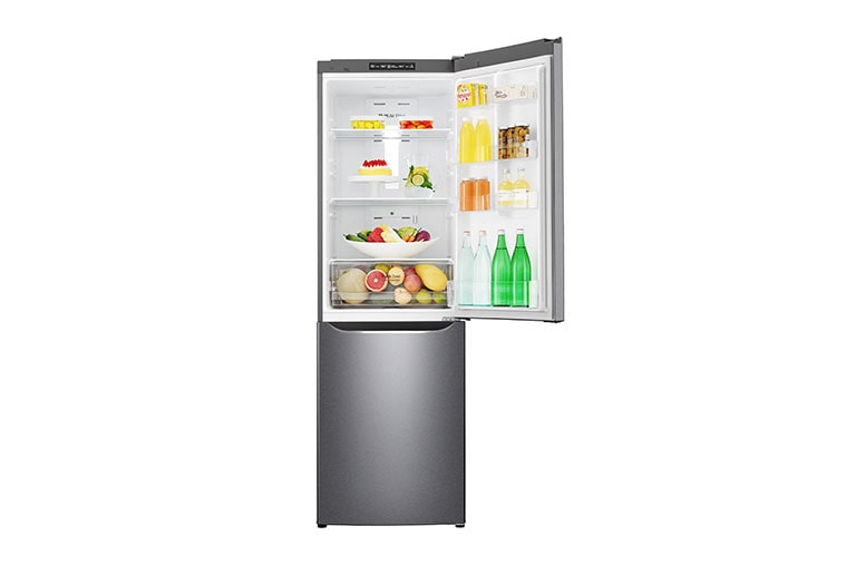 LG Hrubý objem 354l | 242 kWh/rok | LG Lineární invertorový kompresor | LG Total No Frost | Multi-Air Flow™ | NatureFRESH | Vnitřní LED displej | Smart Diagnosis™, GBB39DSJZ