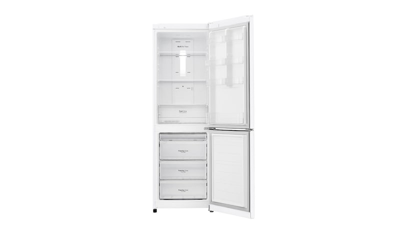 LG Hrubý objem 354l | 242 kWh/rok | LG Lineární invertorový kompresor | LG Total No Frost | Multi-Air Flow™ | NatureFRESH | Vnější LED displej | Smart Diagnosis™, GBB39SWDZ