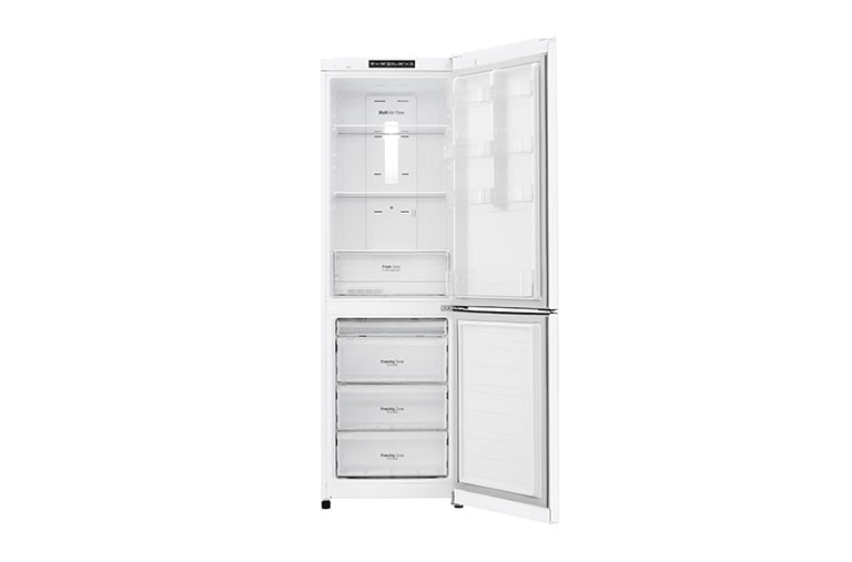 LG Hrubý objem 354l | 242 kWh/rok | LG Lineární invertorový kompresor | LG Total No Frost | Multi-Air Flow™ | NatureFRESH | Vnitřní LED displej | Smart Diagnosis™, GBB39SWJZ
