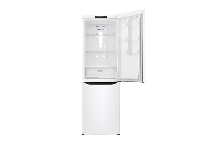 LG Hrubý objem 354l | 242 kWh/rok | LG Lineární invertorový kompresor | LG Total No Frost | Multi-Air Flow™ | NatureFRESH | Vnitřní LED displej | Smart Diagnosis™, GBB39SWJZ