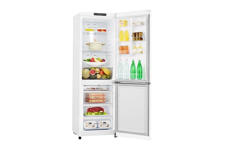 LG Hrubý objem 354l | 242 kWh/rok | LG Lineární invertorový kompresor | LG Total No Frost | Multi-Air Flow™ | NatureFRESH | Vnitřní LED displej | Smart Diagnosis™, GBB39SWJZ