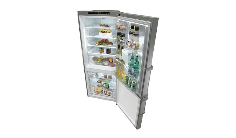 LG Hrubý objem 499 l | 296 kWh/rok | LG Lineární invertorový kompresor | LG Total No Frost | Multi-Air Flow™ | Vnější LED displej | Smart Diagnosis™, GBB548PZCZH