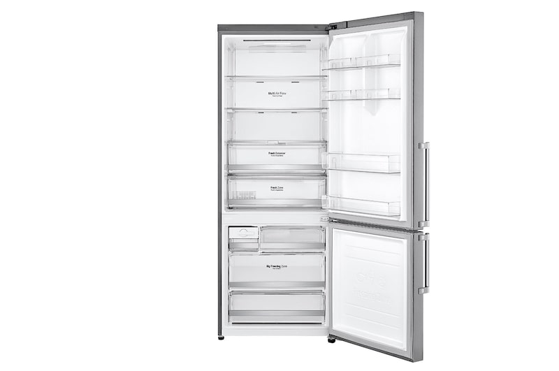 LG D | Hrubý objem 500 l | 225 kWh/rok | LG Lineární invertorový kompresor | LG Total No Frost | Multi-Air Flow™ | Vnější LCD displej | DoorCooling+™ | ThinQ™ + WiFi, GBB569NSAFB