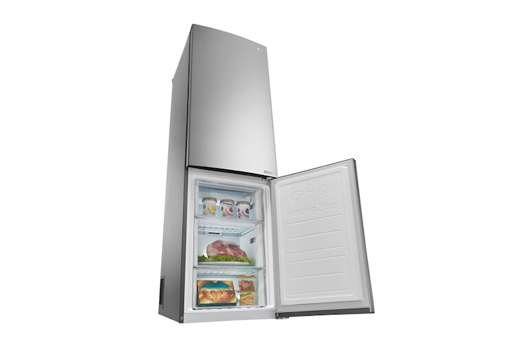 LG Hrubý objem 348 l | 240 kWh/rok | LG Lineární invertorový kompresor | LG Total No Frost | Multi-Air Flow™ | NatureFRESH | Vnitřní LED displej | Smart Diagnosis™, GBB59PZJZS