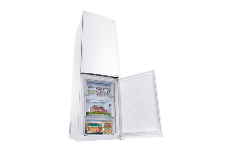 LG Hrubý objem 348 l | 240 kWh/rok | LG Lineární invertorový kompresor | LG Total No Frost | Multi-Air Flow™ | NatureFRESH | Vnitřní LED displej | Smart Diagnosis™, GBB59SWJZS
