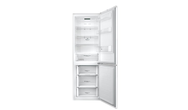 LG Hrubý objem 348 l | 240 kWh/rok | LG Lineární invertorový kompresor | LG Total No Frost | Multi-Air Flow™ | NatureFRESH | Vnitřní LED displej | Smart Diagnosis™, GBB59SWJZS