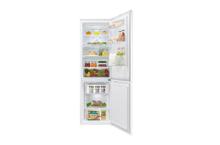 LG Hrubý objem 348 l | 290 kWh/rok | LG Lineární invertorový kompresor |  LG Total No Frost | Multi-Air Flow™ | NatureFRESH | Vnitřní LED displej | Smart Diagnosis™, GBB59SWRVS
