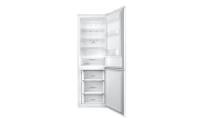 LG Hrubý objem 348 l | 290 kWh/rok | LG Lineární invertorový kompresor |  LG Total No Frost | Multi-Air Flow™ | NatureFRESH | Vnitřní LED displej | Smart Diagnosis™, GBB59SWRVS