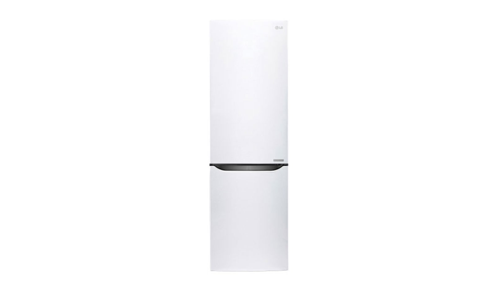Čelní pohled na Hrubý objem 348 l | 227 kWh/rok | LG Lineární invertorový kompresor | LG Total No Frost | Multi-Air Flow™ | NatureFRESH | Vnitřní LED displej | Smart Diagnosis™ GBB59SWRZS