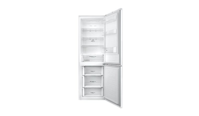 LG Hrubý objem 348 l | 227 kWh/rok | LG Lineární invertorový kompresor | LG Total No Frost | Multi-Air Flow™ | NatureFRESH | Vnitřní LED displej | Smart Diagnosis™, GBB59SWRZS