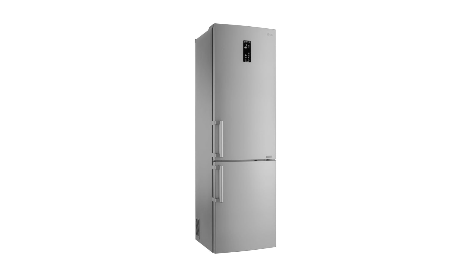 LG Hrubý objem 375 l | 161 kWh/rok | LG Lineární invertorový kompresor | LG Total No Frost | Multi-Air Flow™ | NatureFRESH | Vnější LED displej | Smart Diagnosis™, GBB60NSYXE