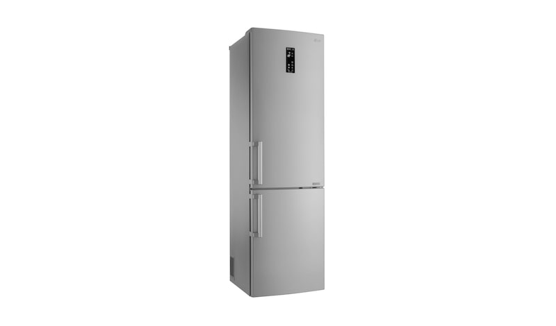 LG Hrubý objem 375 l | 161 kWh/rok | LG Lineární invertorový kompresor | LG Total No Frost | Multi-Air Flow™ | NatureFRESH | Vnější LED displej | Smart Diagnosis™, GBB60NSYXE