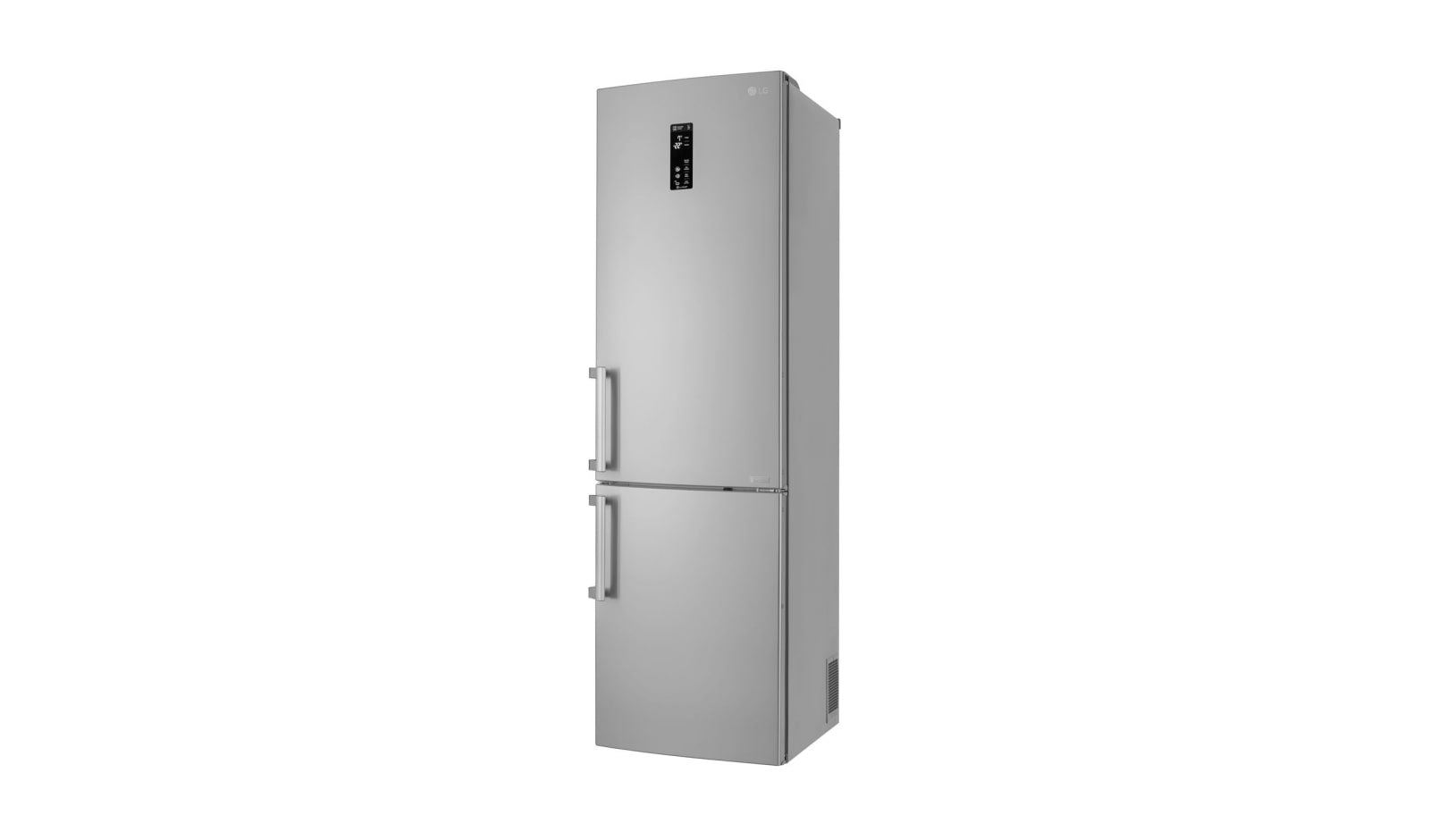 LG Hrubý objem 375 l | 161 kWh/rok | LG Lineární invertorový kompresor | LG Total No Frost | Multi-Air Flow™ | NatureFRESH | Vnější LED displej | Smart Diagnosis™, GBB60NSYXE