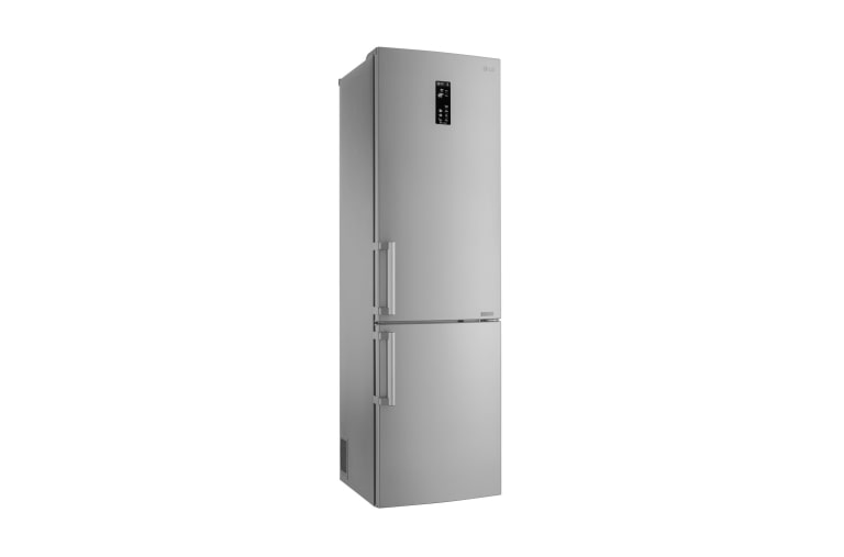 LG Hrubý objem 375 l | 161 kWh/rok | LG Lineární invertorový kompresor | LG Total No Frost | Multi-Air Flow™ | NatureFRESH | Vnější LED displej | Smart Diagnosis™, GBB60NSYXE