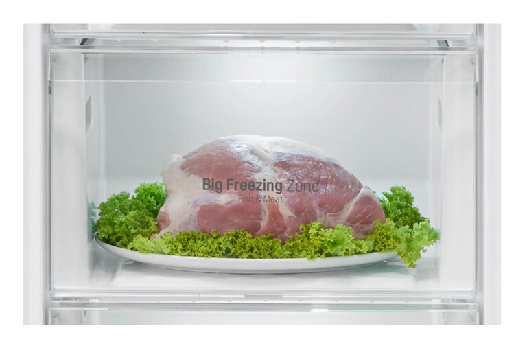 LG Hrubý objem 375 l | 178 kWh/rok | LG Lineární invertorový kompresor | LG Total No Frost | Multi-Air Flow™ | NatureFRESH | Vnitřní LED displej | Smart Diagnosis™, GBB60PZEFS