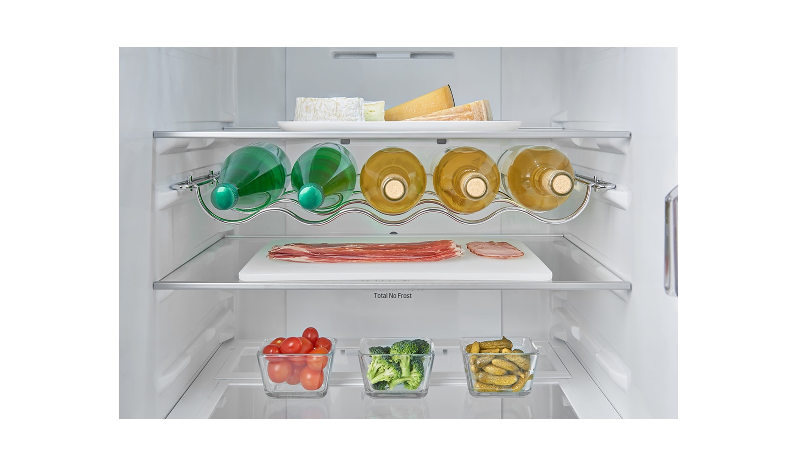 LG Hrubý objem 375 l | 178 kWh/rok | LG Lineární invertorový kompresor | LG Total No Frost | Multi-Air Flow™ | NatureFRESH | Vnitřní LED displej | Smart Diagnosis™, GBB60PZGFB