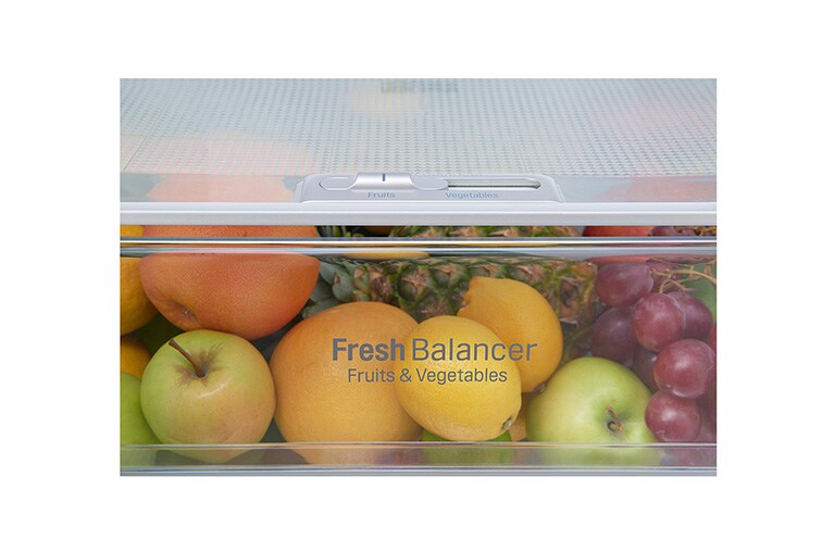 LG Hrubý objem 375 l | 266 kWh/rok | LG Lineární invertorový kompresor | LG Total No Frost | Multi-Air Flow™ | NatureFRESH | Vnitřní LED displej | Smart Diagnosis™, GBB60PZGZS