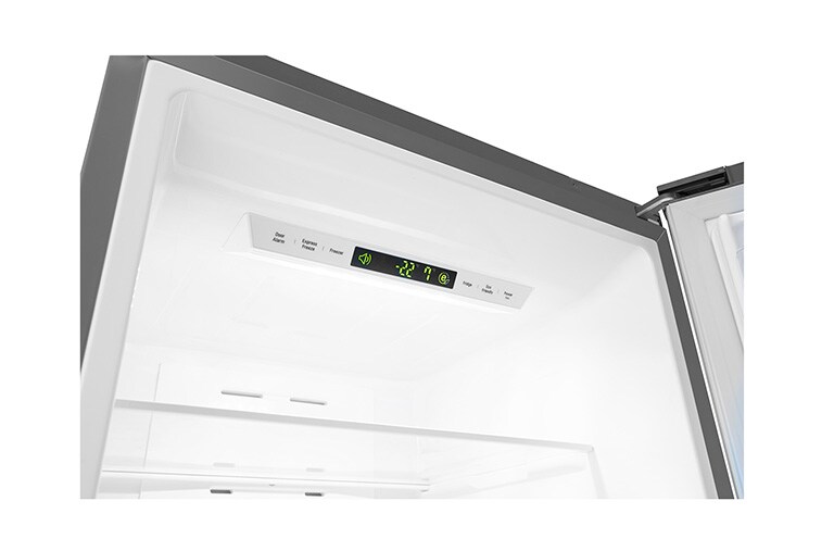 LG Hrubý objem 375 l | 266 kWh/rok | LG Lineární invertorový kompresor | LG Total No Frost | Multi-Air Flow™ | NatureFRESH | Vnitřní LED displej | Smart Diagnosis™, GBB60PZGZS