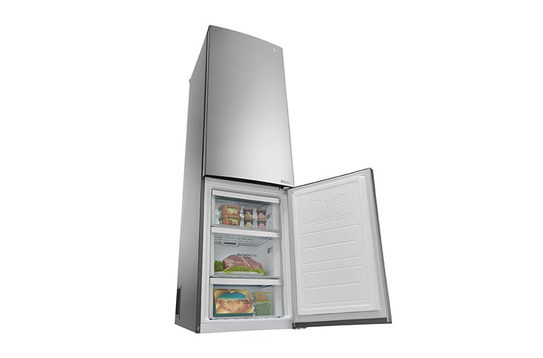 LG Hrubý objem 375 l | 266 kWh/rok | LG Lineární invertorový kompresor | LG Total No Frost | Multi-Air Flow™ | NatureFRESH | Vnitřní LED displej | Smart Diagnosis™, GBB60PZGZS