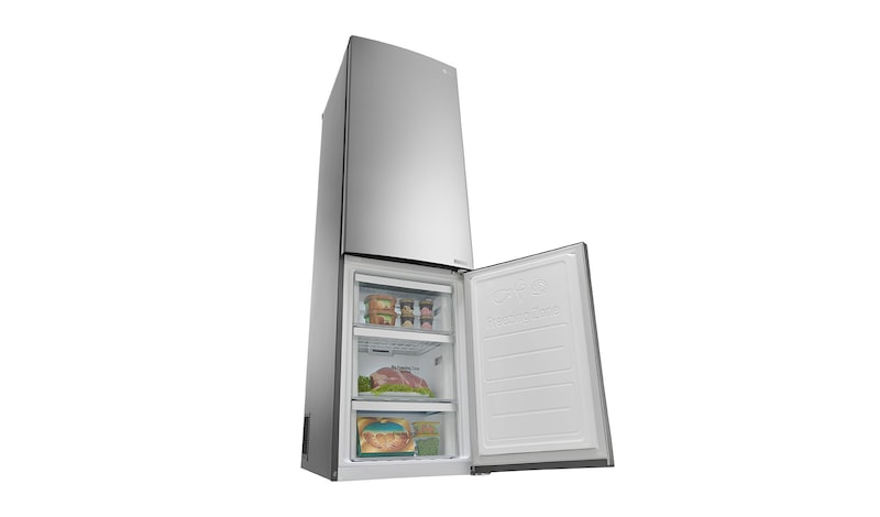 LG Hrubý objem 375 l | 266 kWh/rok | LG Lineární invertorový kompresor | LG Total No Frost | Multi-Air Flow™ | NatureFRESH | Vnitřní LED displej | Smart Diagnosis™, GBB60PZGZS