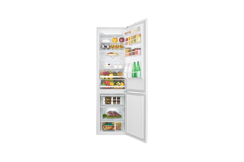 LG Hrubý objem 375 l | 178 kWh/rok | LG Lineární invertorový kompresor | LG Total No Frost | Multi-Air Flow™ | NatureFRESH | Vnější LED displej | ThinQ™ + WiFi, GBB60SWFFS