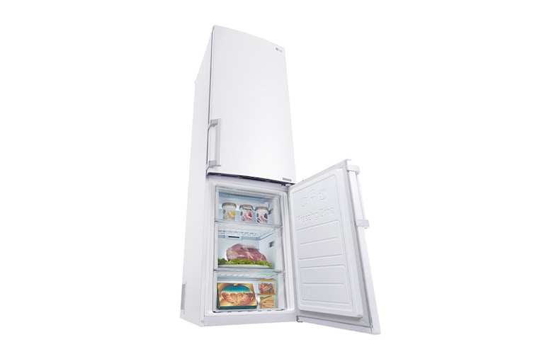LG Hrubý objem 375 l | 178 kWh/rok | LG Lineární invertorový kompresor | LG Total No Frost | Multi-Air Flow™ | NatureFRESH | Vnitřní LED displej | Smart Diagnosis™, GBB60SWGFE