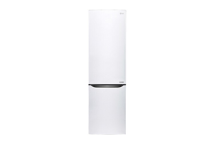 Čelní pohled na Hrubý objem 375 l | 178 kWh/rok | LG Lineární invertorový kompresor | LG Total No Frost | Multi-Air Flow™ | NatureFRESH | Vnitřní LED displej | Smart Diagnosis™ GBB60SWGFS