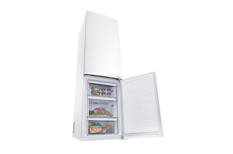 LG Hrubý objem 375 l | 178 kWh/rok | LG Lineární invertorový kompresor | LG Total No Frost | Multi-Air Flow™ | NatureFRESH | Vnitřní LED displej | Smart Diagnosis™, GBB60SWGFS