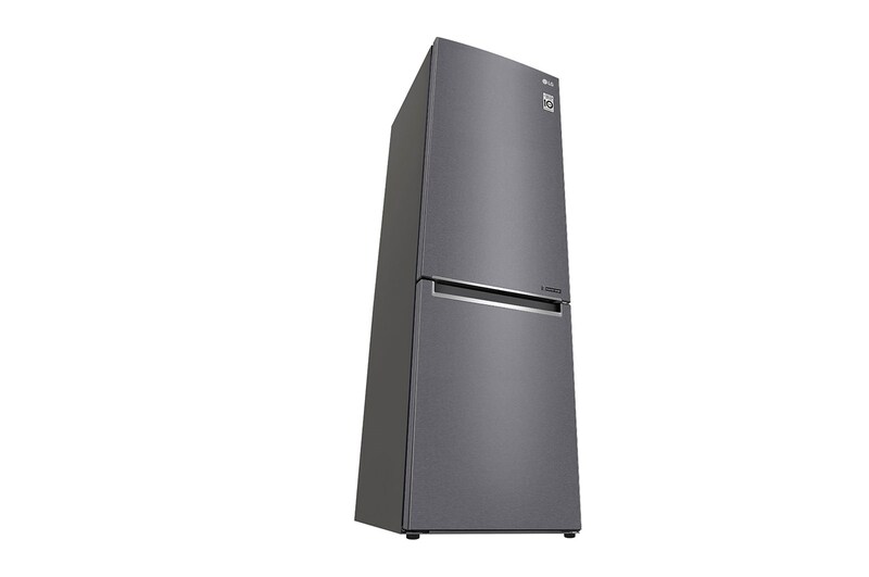 LG Kombinovaná chladnička LG | E | Hrubý objem 374 l | 267 kWh/rok | Smart invertorový kompresor | Total No Frost | DoorCooling+™ | Vnitřní LED displej | Smart Diagnosis™, GBB61DSJMN