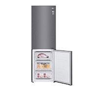 LG Kombinovaná chladnička LG | E | Hrubý objem 374 l | 267 kWh/rok | Smart invertorový kompresor | Total No Frost | DoorCooling+™ | Vnitřní LED displej | Smart Diagnosis™, GBB61DSJMN