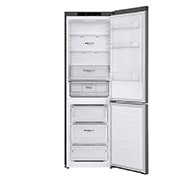 LG Kombinovaná chladnička LG | E | Hrubý objem 374 l | 267 kWh/rok | Smart invertorový kompresor | Total No Frost | DoorCooling+™ | Vnitřní LED displej | Smart Diagnosis™, GBB61DSJMN