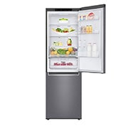 LG Kombinovaná chladnička LG | E | Hrubý objem 374 l | 267 kWh/rok | Smart invertorový kompresor | Total No Frost | DoorCooling+™ | Vnitřní LED displej | Smart Diagnosis™, GBB61DSJMN