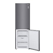 LG E | Hrubý objem 374 l | 254 kWh/rok | LG Lineární invertorový kompresor | LG Total No Frost | DoorCooling+™ | Vnitřní LED displej | Smart Diagnosis™, GBB61DSJZN