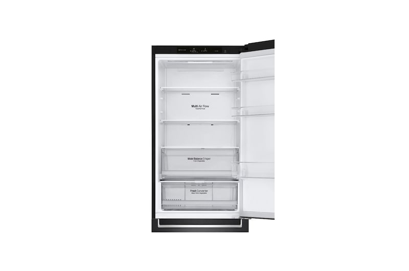 LG Kombinovaná chladnička LG | C | 341 l |DoorCooling+™|Černá/šedá, GBB61MCGCN1