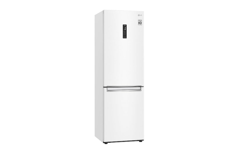LG Kombinovaná chladnička LG | E | Hrubý objem 374 l | 253 kWh/rok | Smart invertorový kompresor | Total No Frost | DoorCooling+™ | Vnější LED displej | ThinQ™ + WiFi, GBB61SWHMN