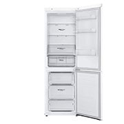 LG Kombinovaná chladnička LG | E | Hrubý objem 374 l | 253 kWh/rok | Smart invertorový kompresor | Total No Frost | DoorCooling+™ | Vnější LED displej | ThinQ™ + WiFi, GBB61SWHMN