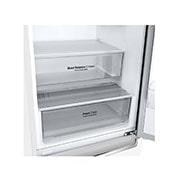 LG Kombinovaná chladnička LG | E | Hrubý objem 374 l | 253 kWh/rok | Smart invertorový kompresor | Total No Frost | DoorCooling+™ | Vnější LED displej | ThinQ™ + WiFi, GBB61SWHMN