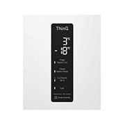 LG Kombinovaná chladnička LG | E | Hrubý objem 374 l | 253 kWh/rok | Smart invertorový kompresor | Total No Frost | DoorCooling+™ | Vnější LED displej | ThinQ™ + WiFi, GBB61SWHMN