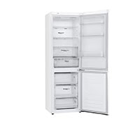 LG Kombinovaná chladnička LG | E | Hrubý objem 374 l | 253 kWh/rok | Smart invertorový kompresor | Total No Frost | DoorCooling+™ | Vnější LED displej | ThinQ™ + WiFi, GBB61SWHMN