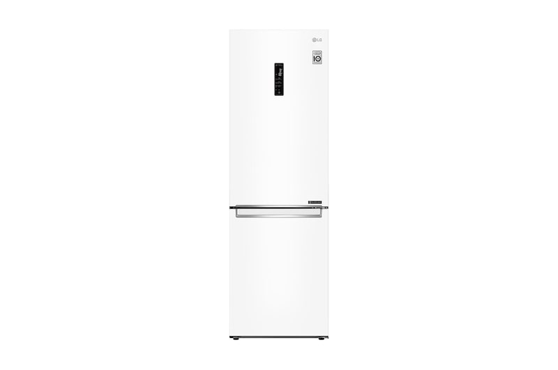 LG E | Hrubý objem 374 l | 254 kWh/rok | LG Lineární invertorový kompresor | LG Total No Frost | DoorCooling+™ | Vnější LED displej | ThinQ™ + WiFi, GBB61SWHZN