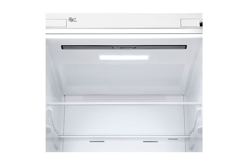 LG E | Hrubý objem 374 l | 254 kWh/rok | LG Lineární invertorový kompresor | LG Total No Frost | DoorCooling+™ | Vnější LED displej | ThinQ™ + WiFi, GBB61SWHZN