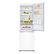 LG E | Hrubý objem 374 l | 254 kWh/rok | LG Lineární invertorový kompresor | LG Total No Frost | DoorCooling+™ | Vnější LED displej | ThinQ™ + WiFi, GBB61SWHZN