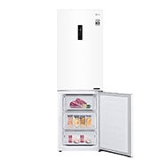 LG E | Hrubý objem 374 l | 254 kWh/rok | LG Lineární invertorový kompresor | LG Total No Frost | DoorCooling+™ | Vnější LED displej | ThinQ™ + WiFi, GBB61SWHZN