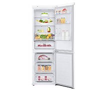 LG E | Hrubý objem 374 l | 254 kWh/rok | LG Lineární invertorový kompresor | LG Total No Frost | DoorCooling+™ | Vnější LED displej | ThinQ™ + WiFi, GBB61SWHZN