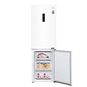 LG E | Hrubý objem 374 l | 254 kWh/rok | LG Lineární invertorový kompresor | LG Total No Frost | DoorCooling+™ | Vnější LED displej | ThinQ™ + WiFi, GBB61SWHZN