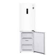 LG E | Hrubý objem 374 l | 254 kWh/rok | LG Lineární invertorový kompresor | LG Total No Frost | DoorCooling+™ | Vnější LED displej | ThinQ™ + WiFi, GBB61SWHZN