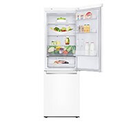 LG E | Hrubý objem 374 l | 254 kWh/rok | LG Lineární invertorový kompresor | LG Total No Frost | DoorCooling+™ | Vnější LED displej | ThinQ™ + WiFi, GBB61SWHZN