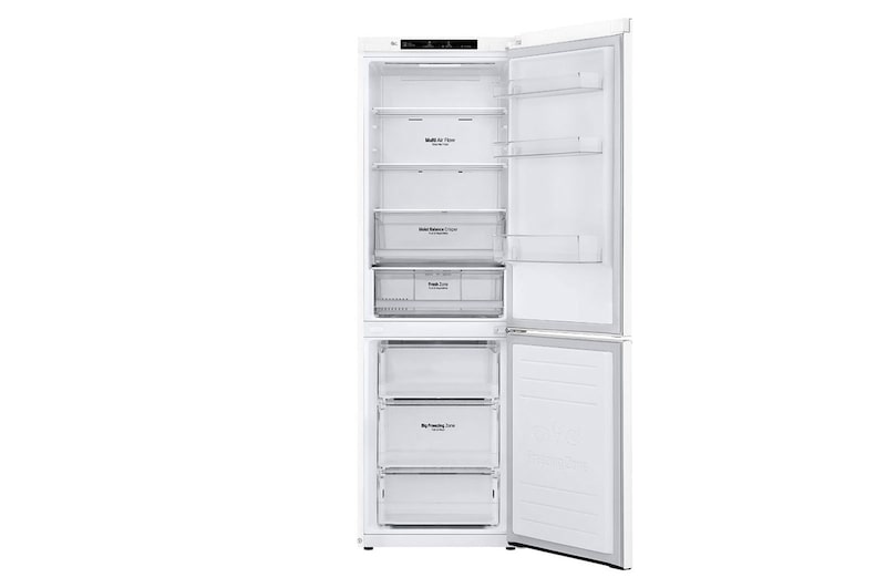 LG Kombinovaná chladnička LG | E | 341 l | Smart Invertorový kompresor | DoorCooling+™, GBB61SWJMN