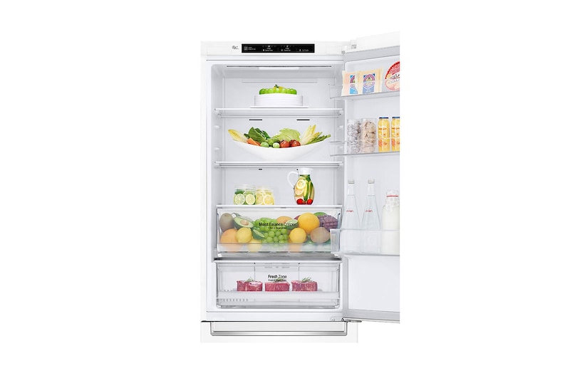 LG Kombinovaná chladnička LG | E | 341 l | Smart Invertorový kompresor | DoorCooling+™, GBB61SWJMN