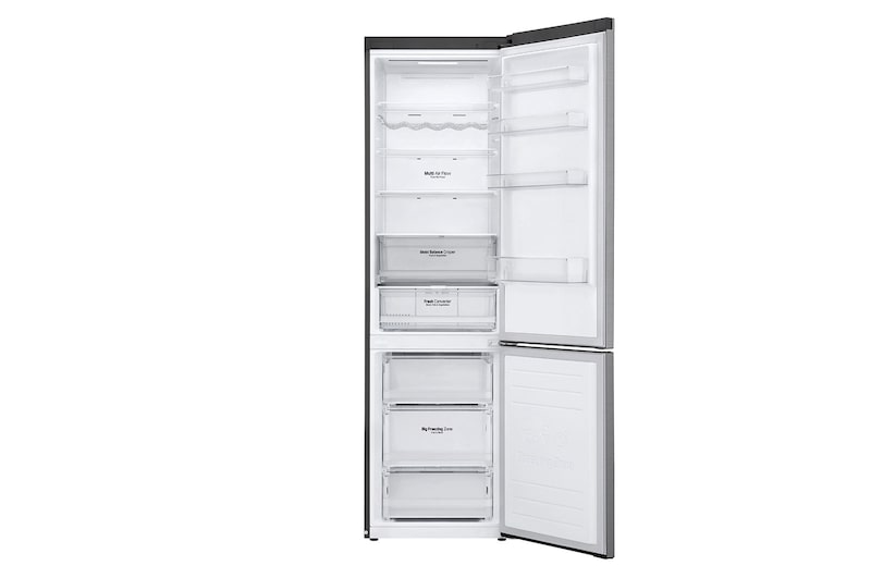 LG Kombinovaná chladnička LG | D | 384 l | Smart invertorový kompresor | ThinQ™, GBB62PZFGN
